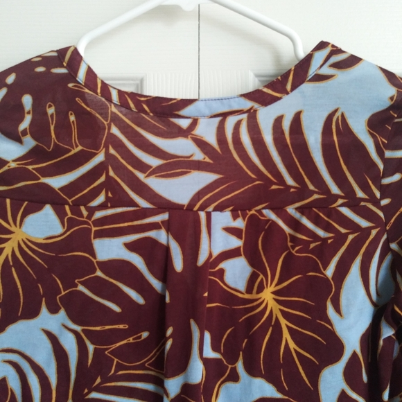 H&M Havana Style Tropical Pattern 3/4 Dress - Picture 2 of 6